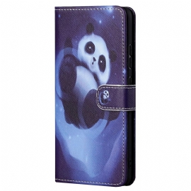 Κάλυμμα Poco M4 Pro 5G με κορδονι Διαστημικό Panda Με Κορδόνι