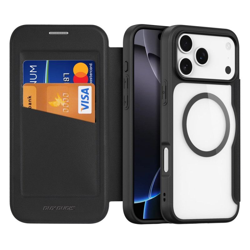 Δερματινη Θηκη iPhone 17 Pro Δέρμα Dux Ducis X Pro Series Σιλικόνης