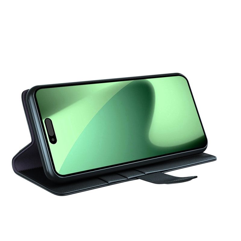 Δερματινη Θηκη iPhone 17 Pro Πορτοφόλι Από Γνήσιο Δέρμα Σιλικόνης