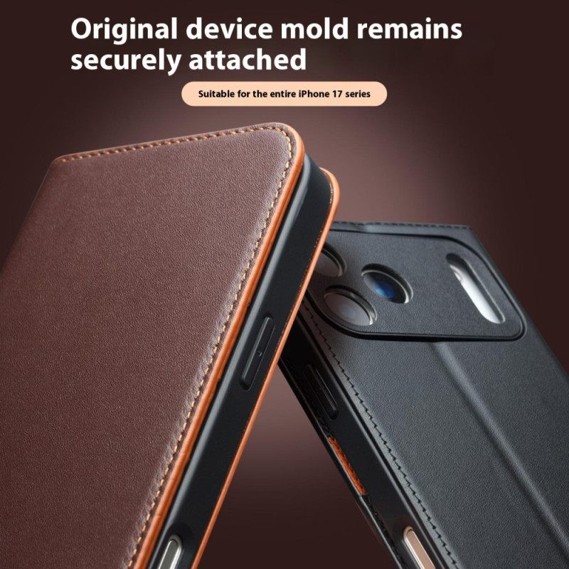 Δερματινη Θηκη iPhone 17 Pro Qialino Σιλικόνης