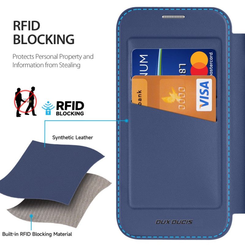 Δερματινη Θηκη iPhone 17 Pro Skin X Pro Σειράς Με Βάση Dux Ducis Σιλικόνης