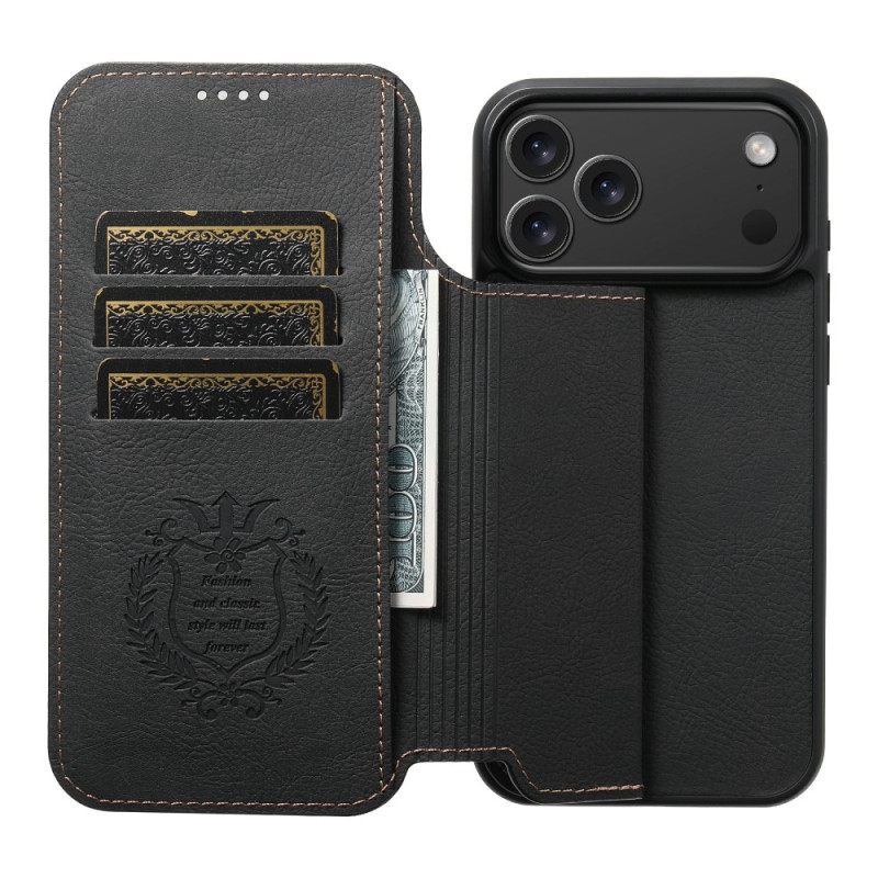 Δερματινη Θηκη iPhone 17 Pro Συμβατό Με Magsafe Vintage Σχεδιασμός