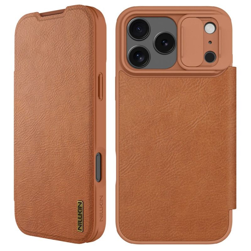 Δερματινη Θηκη iPhone 17 Pro Θήκες Κινητών Qin Pro Series Nillkin