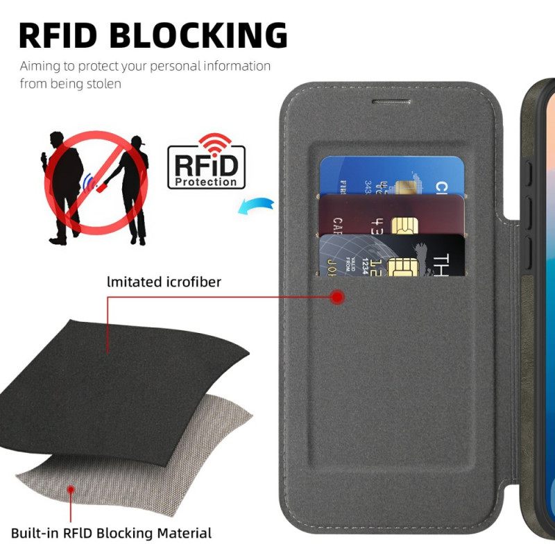 Δερματινη Θηκη iPhone 17 Pro Θήκη Κάρτας Rfid Συμβατή Με Magsafe