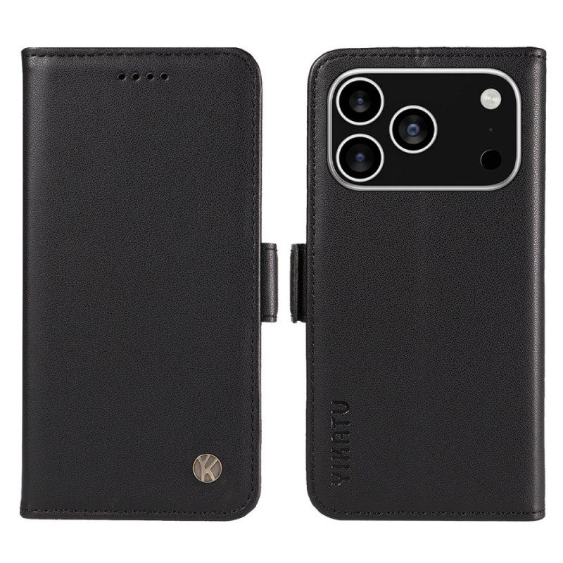 Δερματινη Θηκη iPhone 17 Pro Yikatu