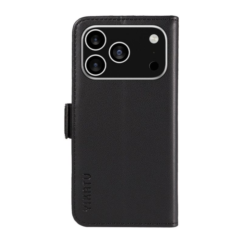 Δερματινη Θηκη iPhone 17 Pro Yikatu
