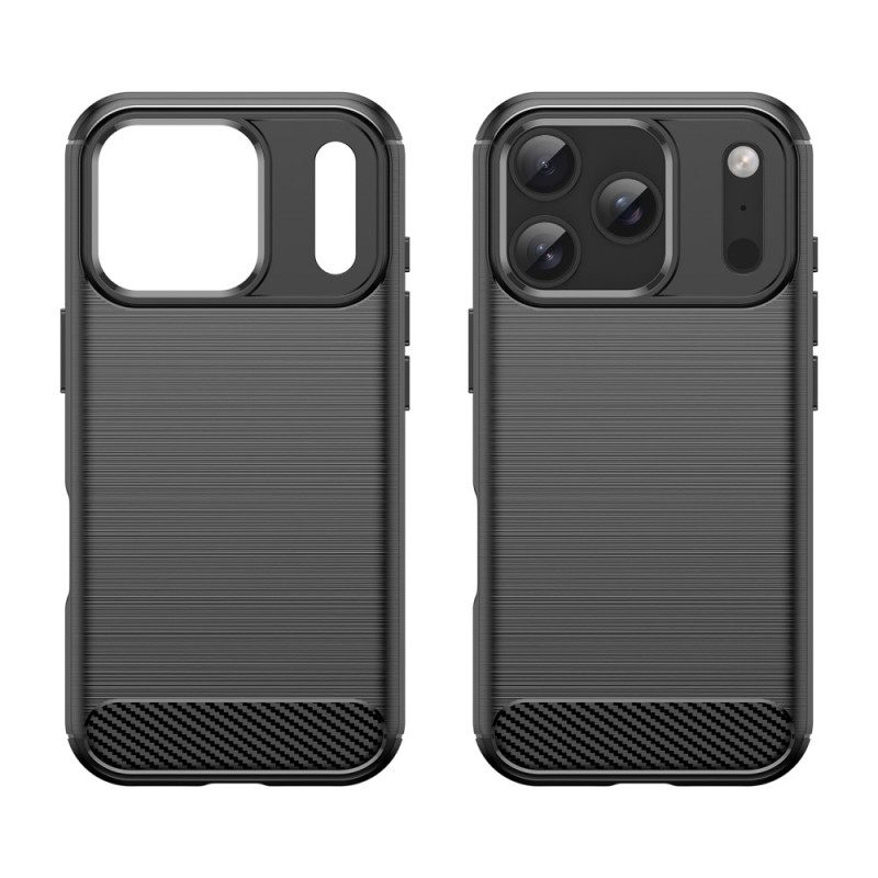 Κάλυμμα iPhone 17 Pro Βουρτσισμένο Ανθρακονήματα