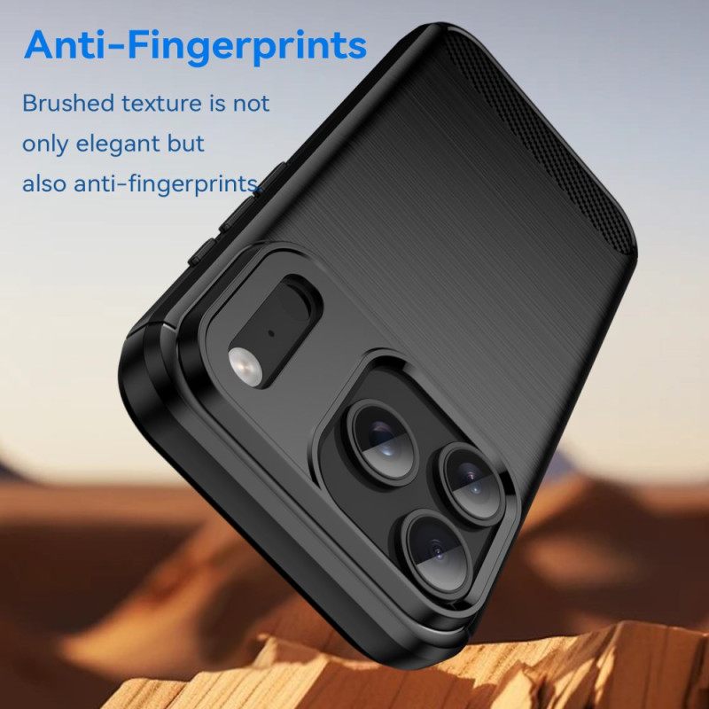 Κάλυμμα iPhone 17 Pro Βουρτσισμένο Ανθρακονήματα