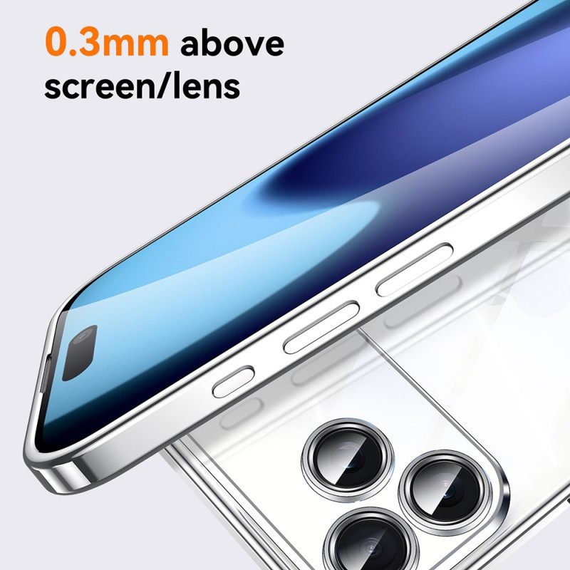 Κάλυμμα iPhone 17 Pro Διαφανής Με Λουράκι Καρπού Σιλικόνης