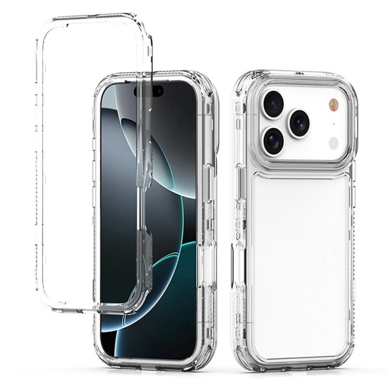 Κάλυμμα iPhone 17 Pro Διαφανής Τρία Σε Ένα