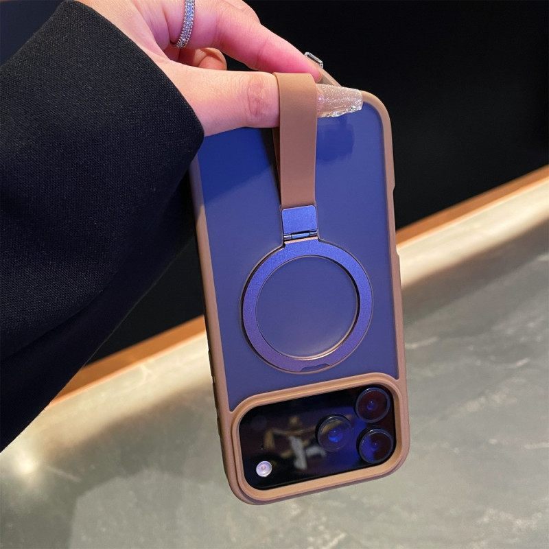 Κάλυμμα iPhone 17 Pro Ενσωματωμένη Θήκη Κορδονιού Και Δαχτυλιδιού