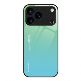 Κάλυμμα iPhone 17 Pro Γυαλί Be Yourself Από Σκληρυμένο Γυαλί