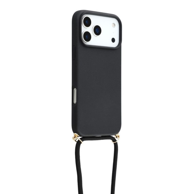 Κάλυμμα iPhone 17 Pro Κορδόνι Σιλικόνης