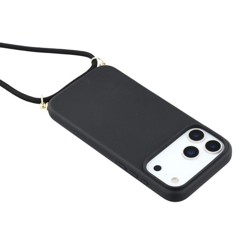 Κάλυμμα iPhone 17 Pro Κορδόνι Σιλικόνης