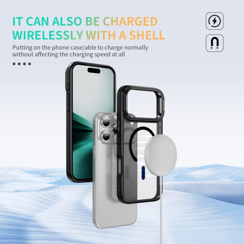 Κάλυμμα iPhone 17 Pro Μαγνητική Με Βάση Φακού Σιλικόνης