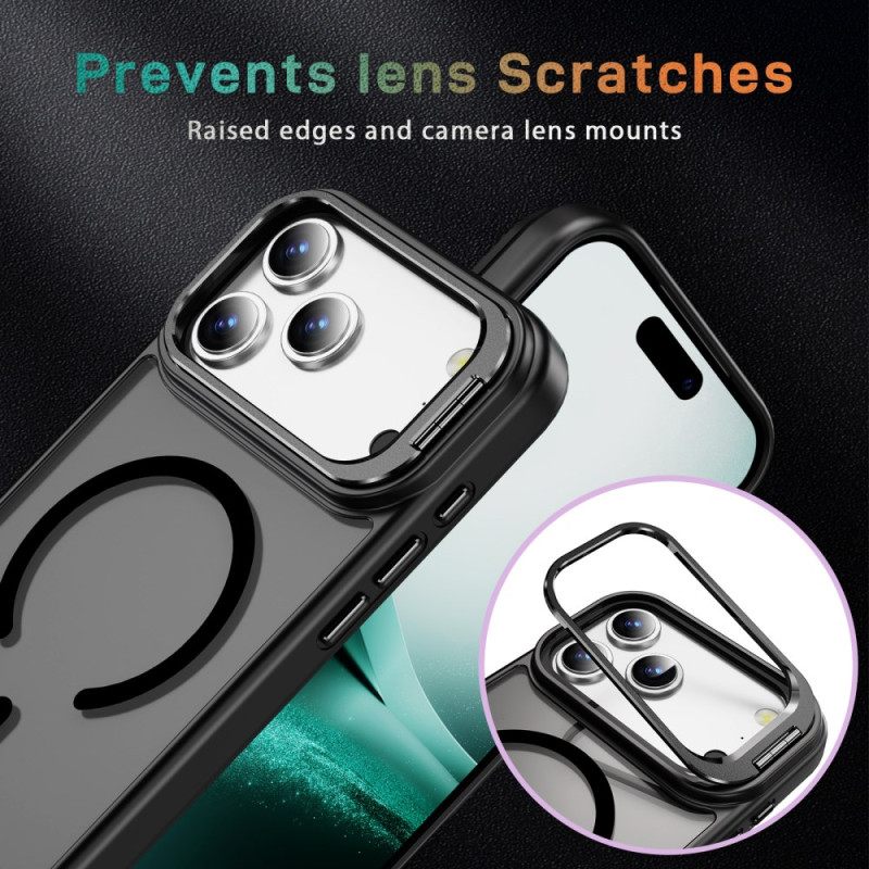 Κάλυμμα iPhone 17 Pro Μαγνητική Με Βάση Φακού Σιλικόνης