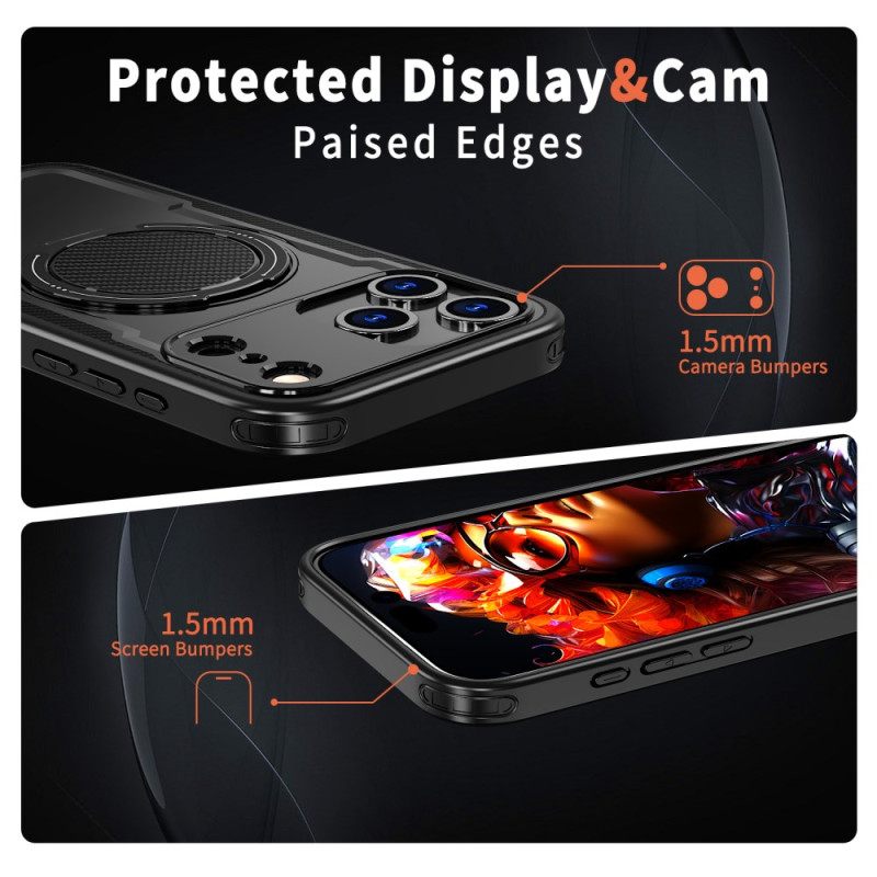 Κάλυμμα iPhone 17 Pro Magsafe Rugged Συμβατό Με Βάση Δακτυλίου