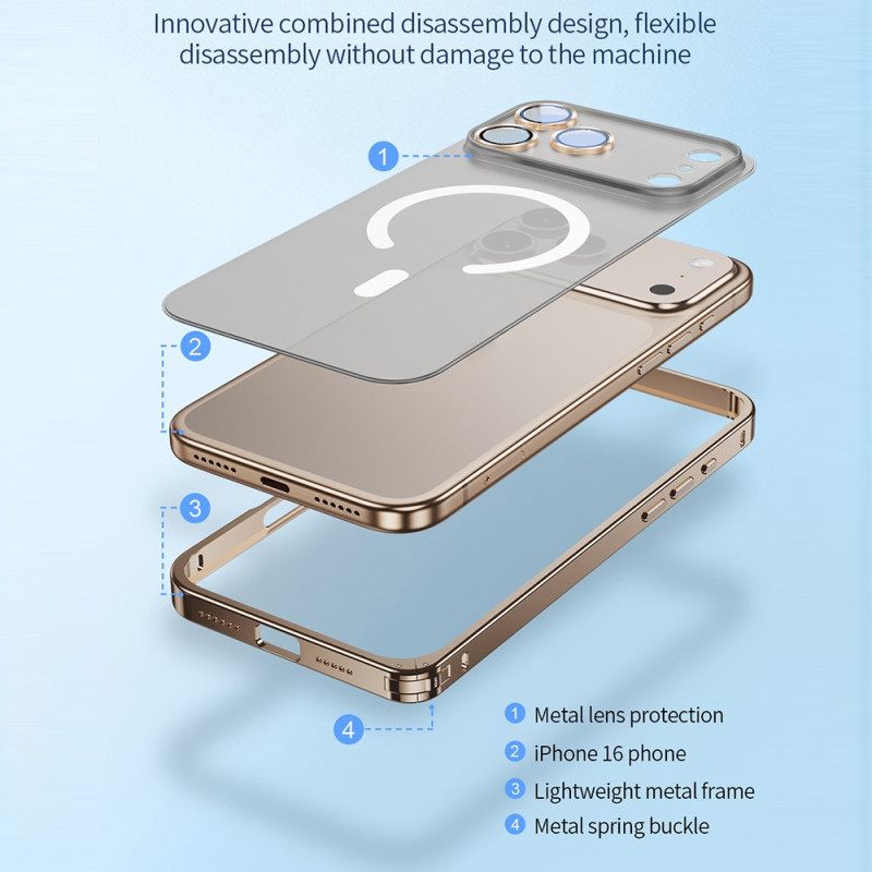 Κάλυμμα iPhone 17 Pro Magsafe Συμβατό Με Κλείδωμα Ασφαλείας Σιλικόνης
