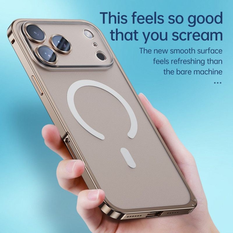 Κάλυμμα iPhone 17 Pro Magsafe Συμβατό Με Κλείδωμα Ασφαλείας Σιλικόνης