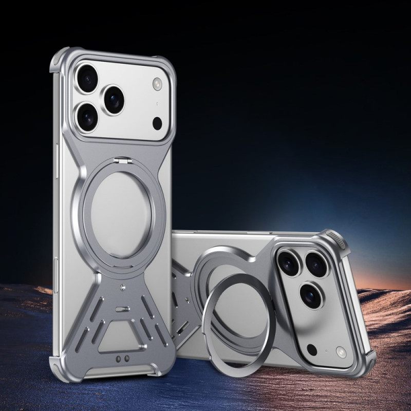 Κάλυμμα iPhone 17 Pro Προφυλακτήρας Magsafe Με Περιστρεφόμενη Βάση Σιλικόνης