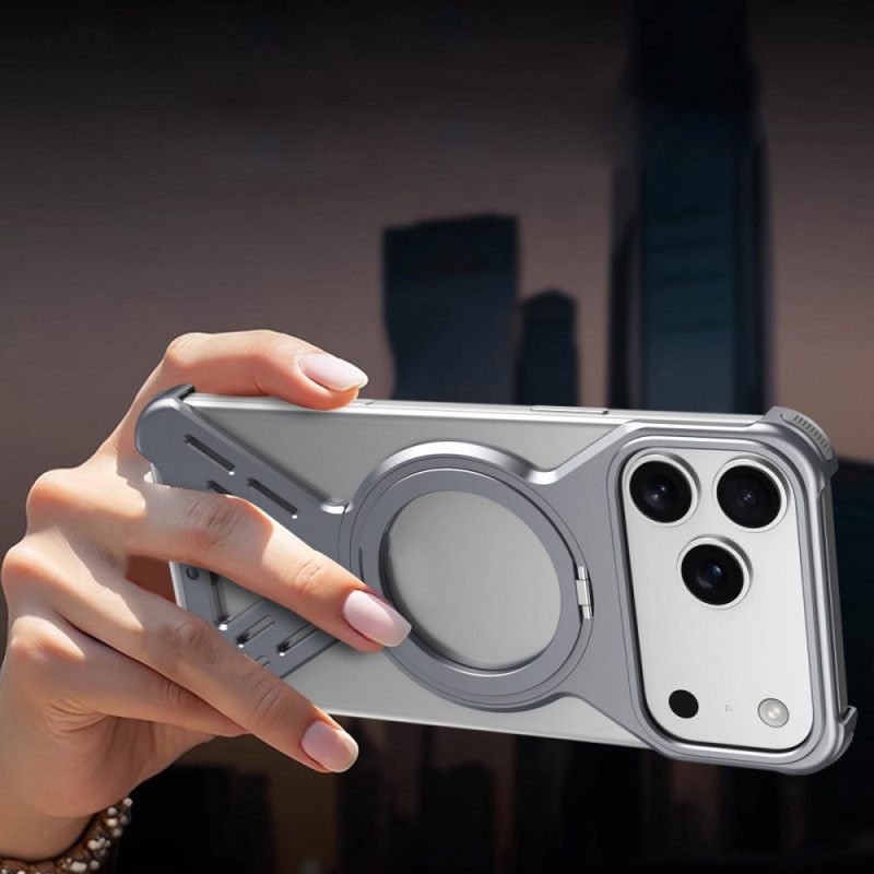 Κάλυμμα iPhone 17 Pro Προφυλακτήρας Magsafe Με Περιστρεφόμενη Βάση Σιλικόνης