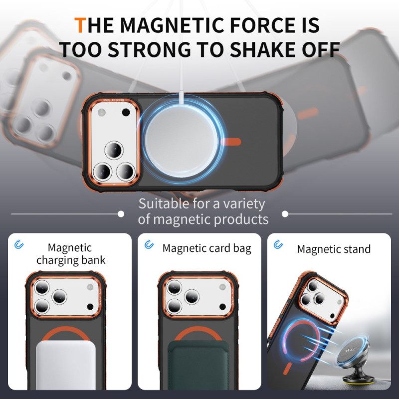 Κάλυμμα iPhone 17 Pro Συμβατό Με Βάση Φακού Και Magsafe Σιλικόνης