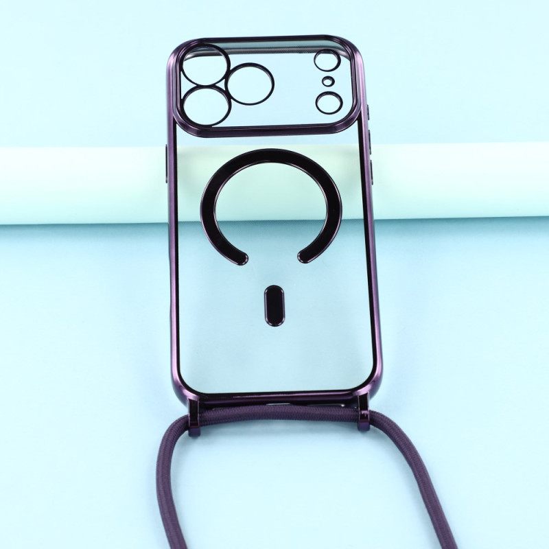 Κάλυμμα iPhone 17 Pro Συμβατό Με Magsafe Διαφανές Καλώδιο
