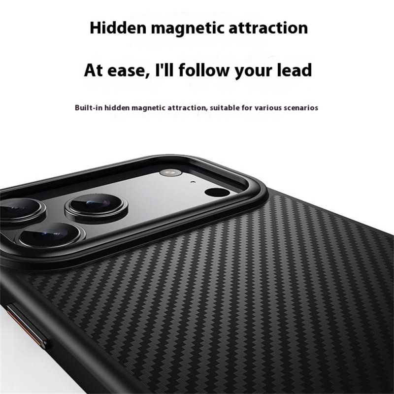 Κάλυμμα iPhone 17 Pro Συμβατό Με Magsafe Εξαιρετικά Λεπτό Άνθρακα
