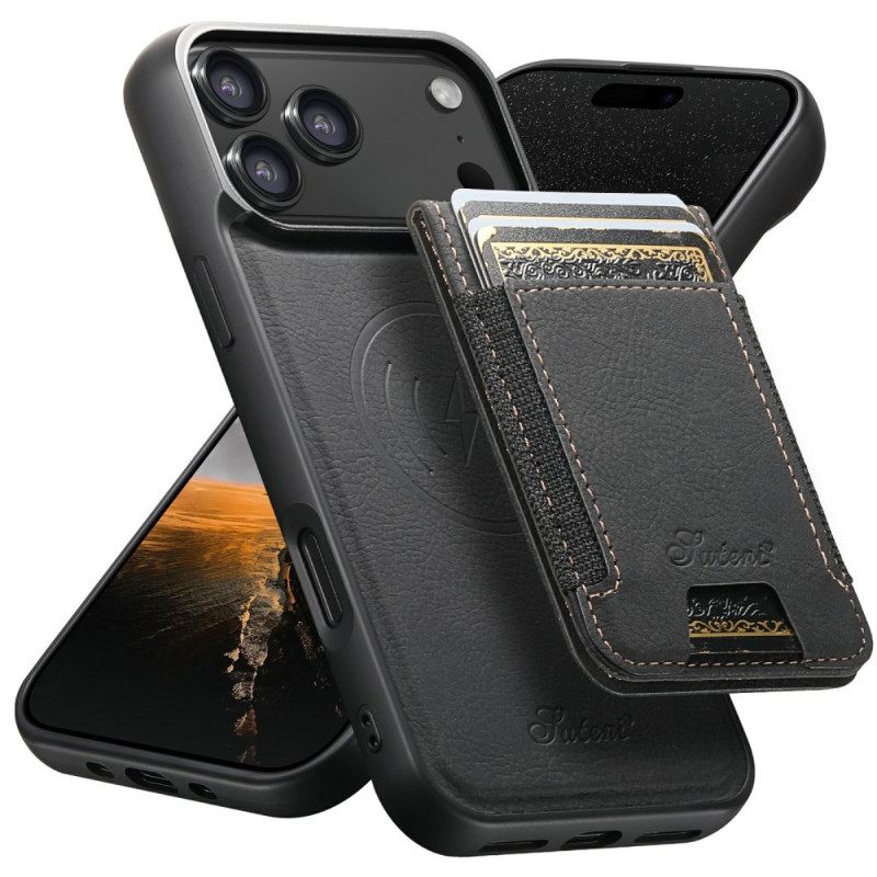 Κάλυμμα iPhone 17 Pro Θήκες Κινητών Αποσπώμενη Θήκη Καρτών Magsafe 2 Σε 1