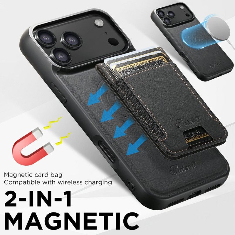 Κάλυμμα iPhone 17 Pro Θήκες Κινητών Αποσπώμενη Θήκη Καρτών Magsafe 2 Σε 1