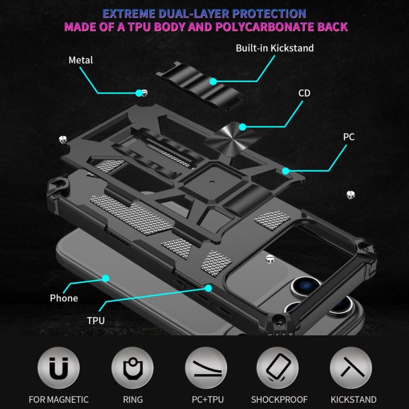 Κάλυμμα iPhone 17 Pro Θήκες Κινητών Στρατιωτικής Κλίμακας Αντικραδασμική Προστασία