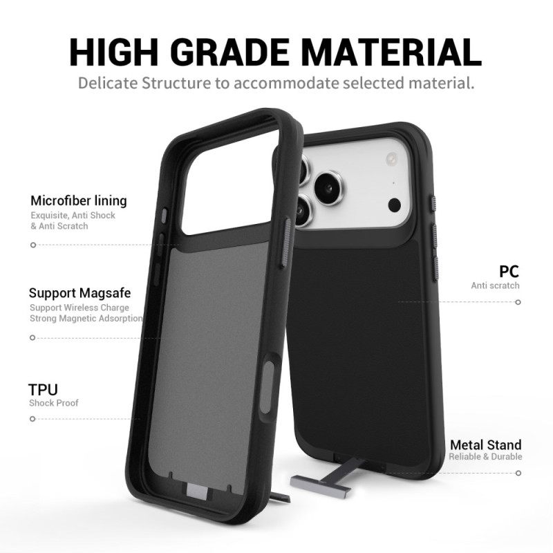 Κάλυμμα iPhone 17 Pro Θήκες Κινητών Συμβατό Με Magsafe Με Ενσωματωμένη Βάση