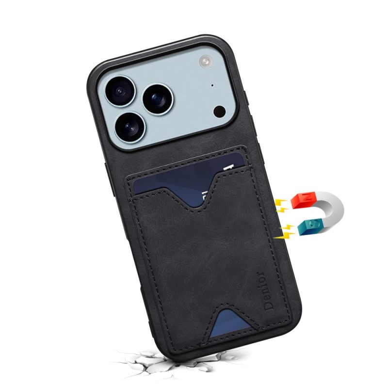 Κάλυμμα iPhone 17 Pro Θήκη Καρτών Denior Και Βάση