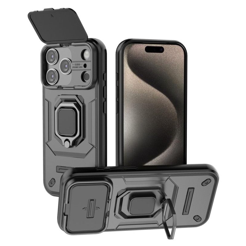 Κάλυμμα iPhone 17 Pro Θήκη Με Δακτύλιο Και Προστατευτικό Φακού