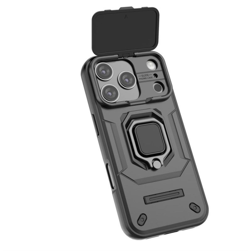 Κάλυμμα iPhone 17 Pro Θήκη Με Δακτύλιο Και Προστατευτικό Φακού
