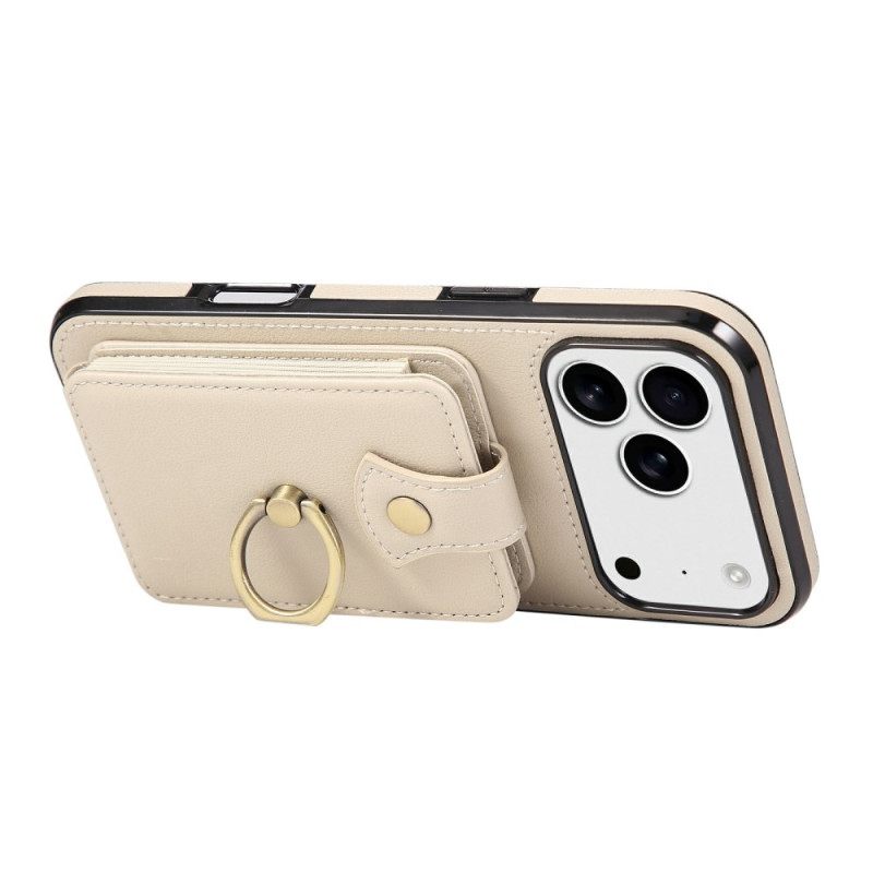 Κάλυμμα iPhone 17 Pro Θήκη Πολλαπλών Καρτών Και Λουράκι Ώμου