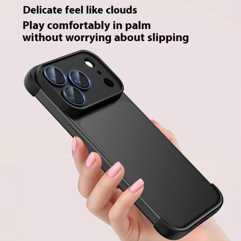 Κάλυμμα iPhone 17 Pro Χωρίς Πλαίσιο Με Προστασία Γωνιών Και Ενσωματωμένο Φακό Σιλικόνης