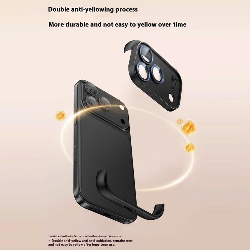 Κάλυμμα iPhone 17 Pro Χωρίς Πλαίσιο Με Προστασία Γωνιών Και Ενσωματωμένο Φακό Σιλικόνης
