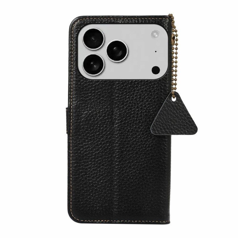 Θηκη Κινητου iPhone 17 Pro Θήκες Κινητών Δέρμα Με Υφή Που Μπλοκάρει Rfid