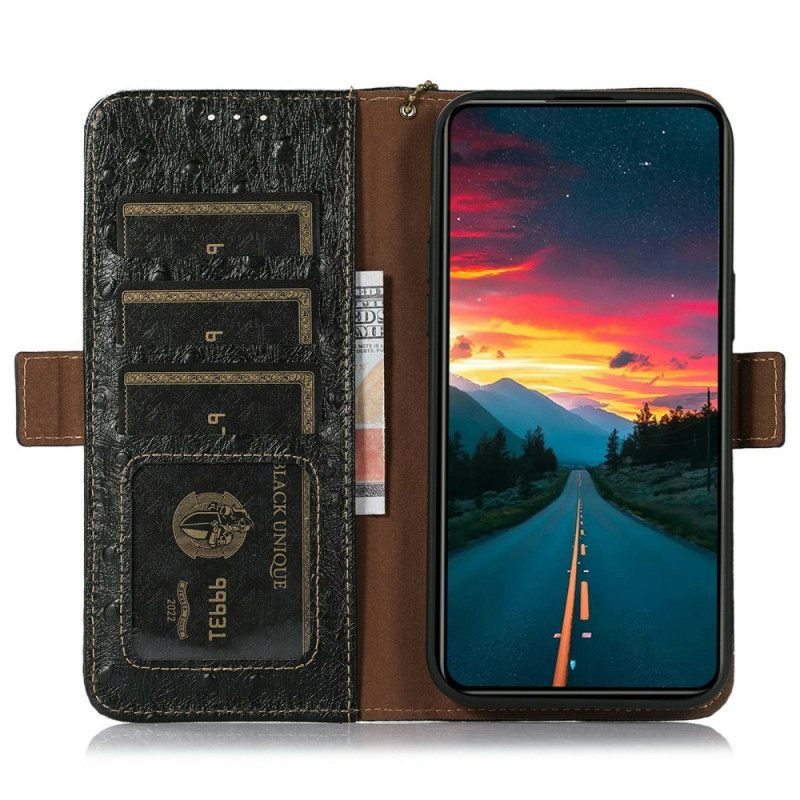 Θηκη Κινητου iPhone 17 Pro Θήκες Κινητών Δέρμα Με Υφή Στρουθοκαμήλου