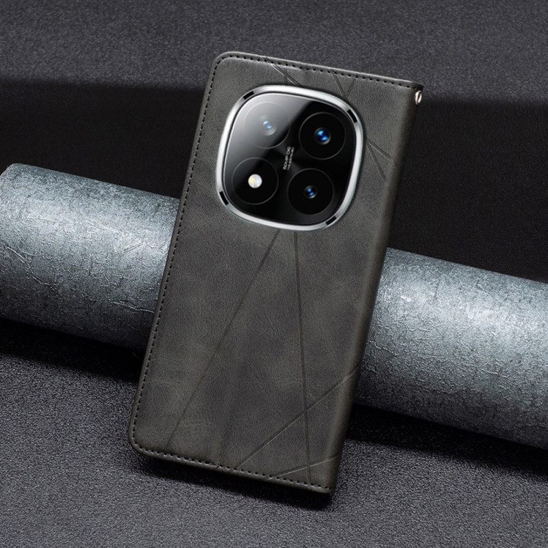 Δερματινη Θηκη Xiaomi Redmi Note 14 Pro 4g Γεωμετρικό