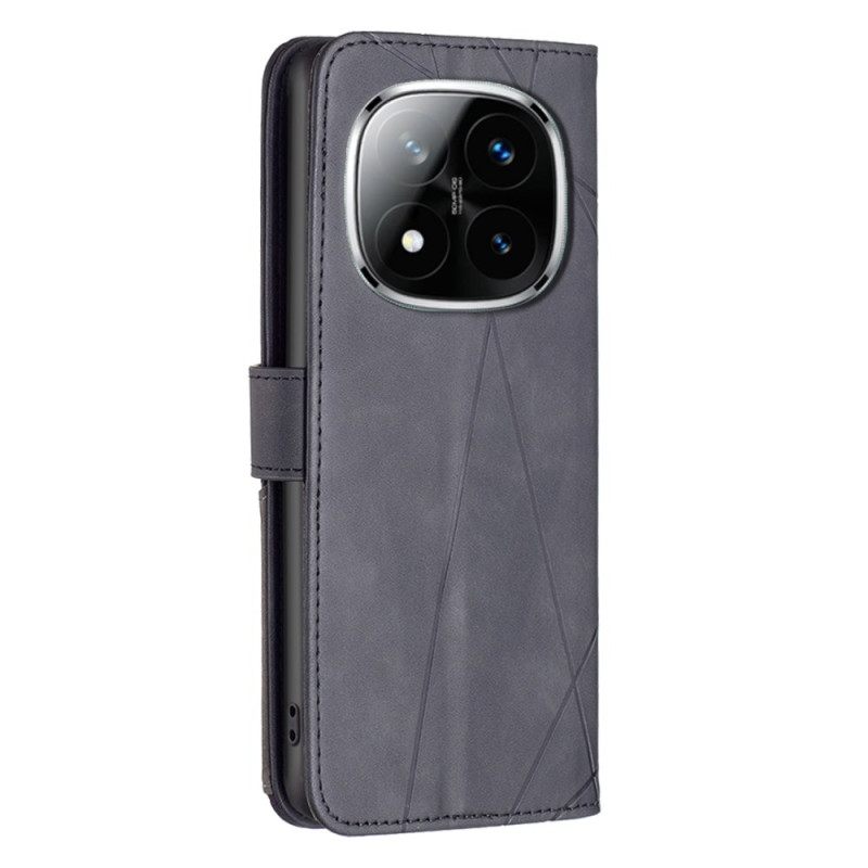 Δερματινη Θηκη Xiaomi Redmi Note 14 Pro 4g Γεωμετρικό Binfen Color