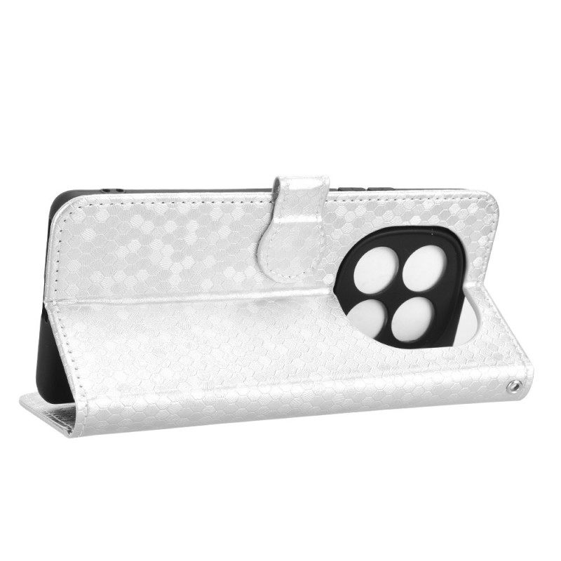 Δερματινη Θηκη Xiaomi Redmi Note 14 Pro 4g Γυαλιστερά Βαρίδια Σιλικόνης