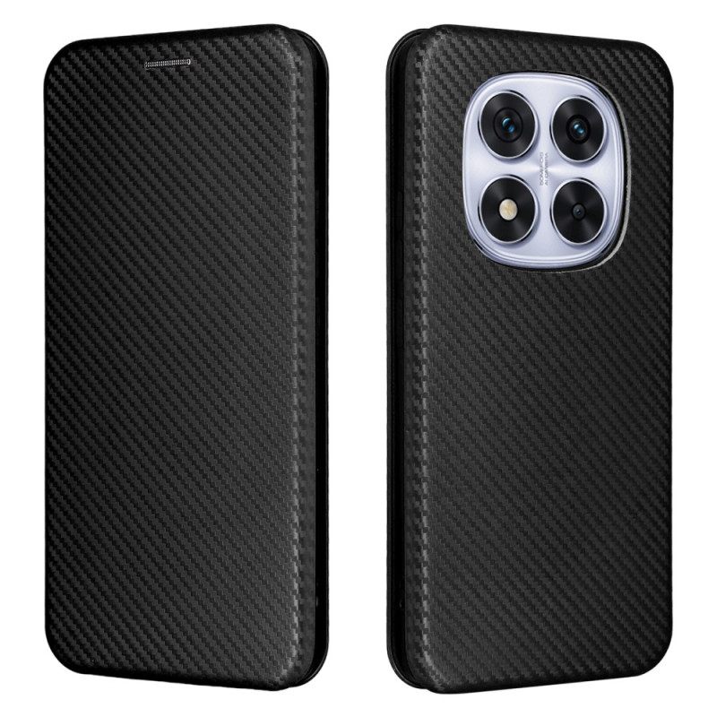 Δερματινη Θηκη Xiaomi Redmi Note 14 Pro 4g Ίνες Άνθρακα Σιλικόνης