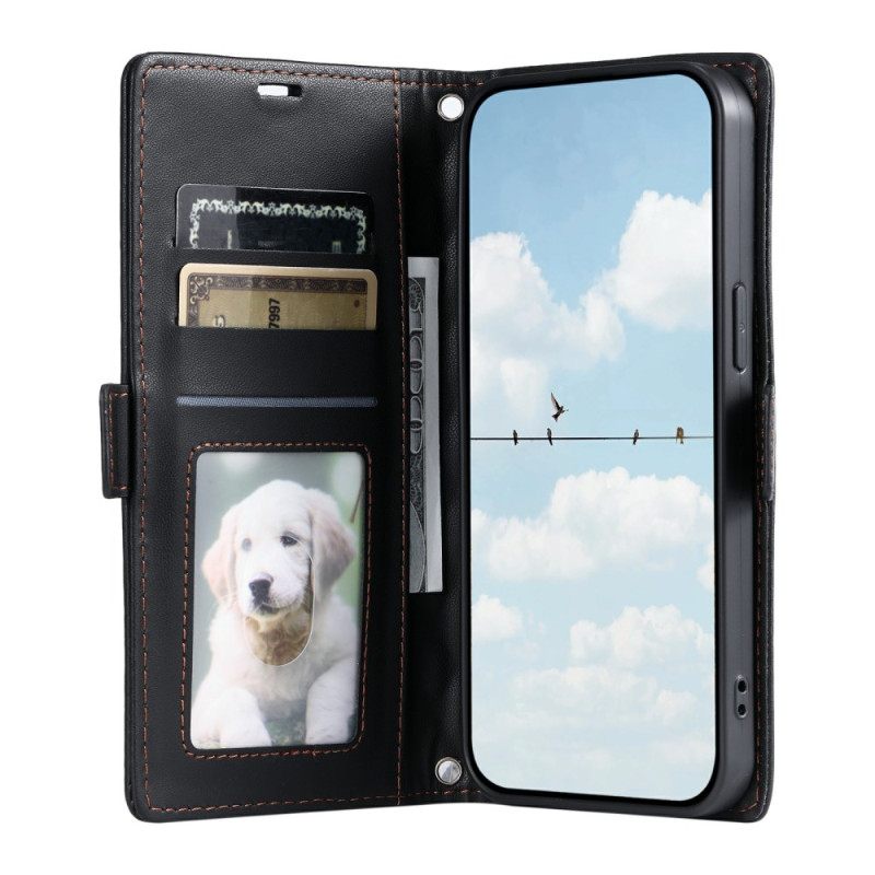 Δερματινη Θηκη Xiaomi Redmi Note 14 Pro 4g Καπιτονέ Με Λουράκι Σιλικόνης