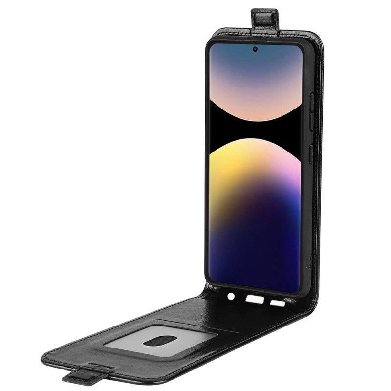 Δερματινη Θηκη Xiaomi Redmi Note 14 Pro 4g Κάθετο Πτερύγιο