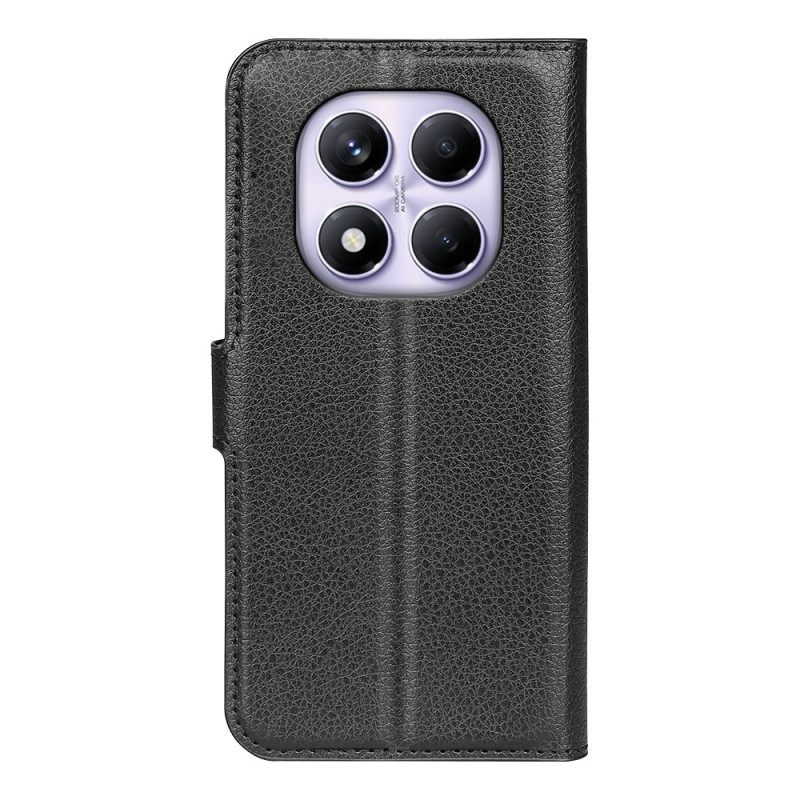 Δερματινη Θηκη Xiaomi Redmi Note 14 Pro 4g Κλασικό Δέρμα Lychee Faux