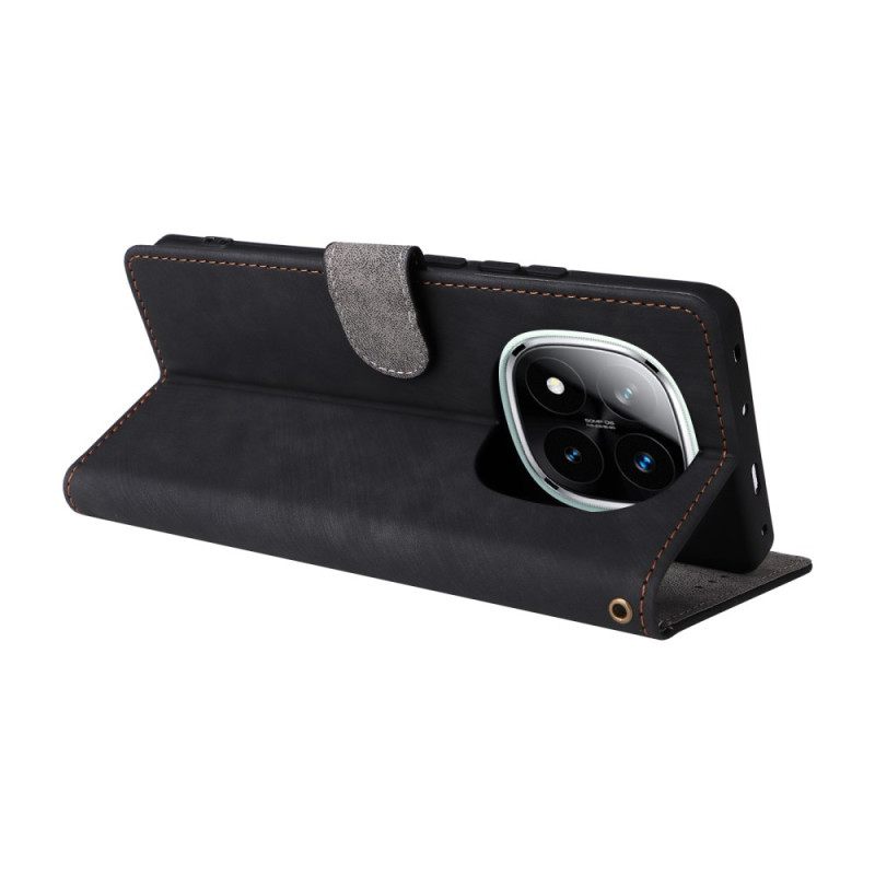 Δερματινη Θηκη Xiaomi Redmi Note 14 Pro 4g Κλείδωμα Rfid Σιλικόνης