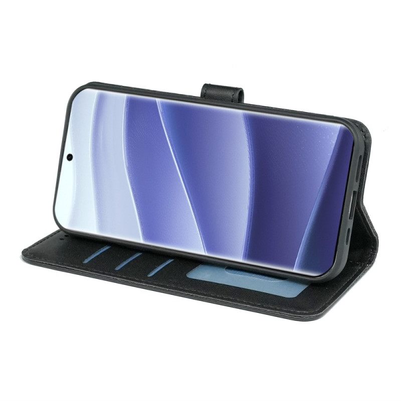 Δερματινη Θηκη Xiaomi Redmi Note 14 Pro 4g Κύβοι Με Περίγραμμα Και Τιράντες Σιλικόνης