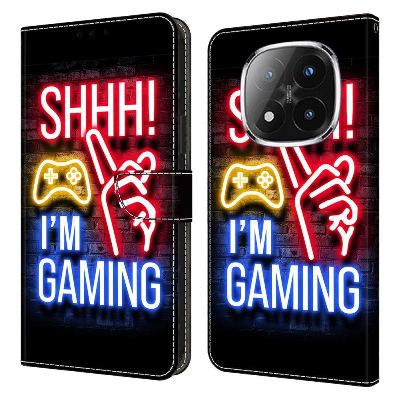 Δερματινη Θηκη Xiaomi Redmi Note 14 Pro 4g Μοτίβο Νέον